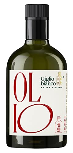 Antica Masseria Gigliobianco - Mischung Natives Olivenöl Extra - 500ml - 100% Bio - 100% Handarbeit - Kaltgepresst - Hohe Qualität - Made in Italy von GIGLIO BIANCO ANTICA MASSERIA