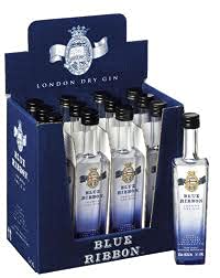 GIN BLUE RIBBON - MIGNONETTE - 5cl PACK 12 von GIN BLUE RIBBON