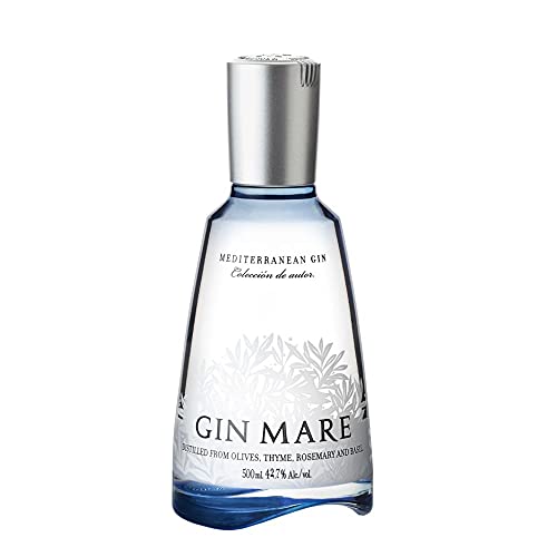 Gin Mare - Der mediterrane Gin - Geschenkempfehlung - Würzig-aromatisch inspiriert von der einzigartigen Geschmackswelt der Mittelmeerregion - 0.5L/42.7% Vol. von GINMARE