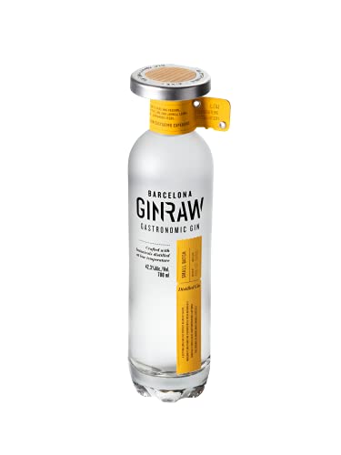 GINRAW mit 42% vol. | Moderner Gin aus Barcelona | Premium-Gin in einzigartigem Design (1 x 0,7l) von GINRAW