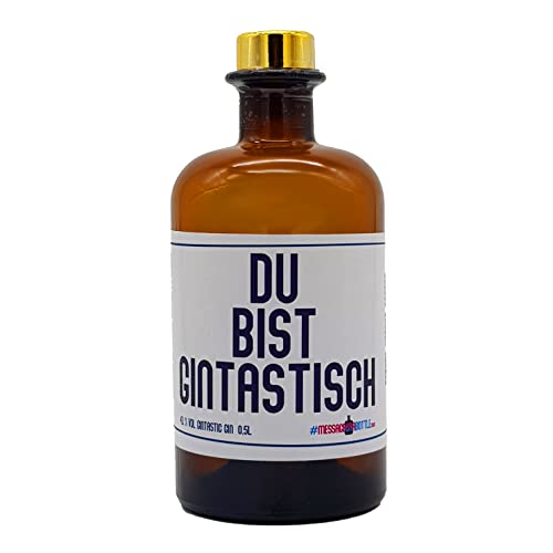 GINTASTIC Gin | Gin Sonderedition | Message on a bottle | #Meassageonabottle ein gintastisches Geschenk (Du bist Gintastisch!) von GINTASTIC