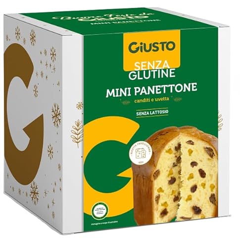 Farmafood Giusto Senza Glutine Mini Panettone Uvetta E Canditi 100 G von GIUSTO