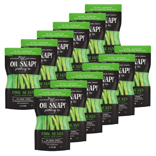 OH Snap Cool Beans Eingelegte grüne Bohnen, 50 ml – 12 pro Packung. von GLK Foods