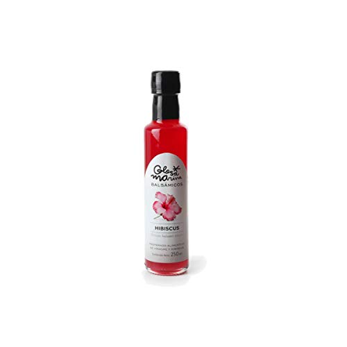 GLOSA MARINA Crema Balsámica de Hibiscus - Balsamico Gourmet Essig Creme Hibiskus (1 x 250ml) von GLOSA MARINA