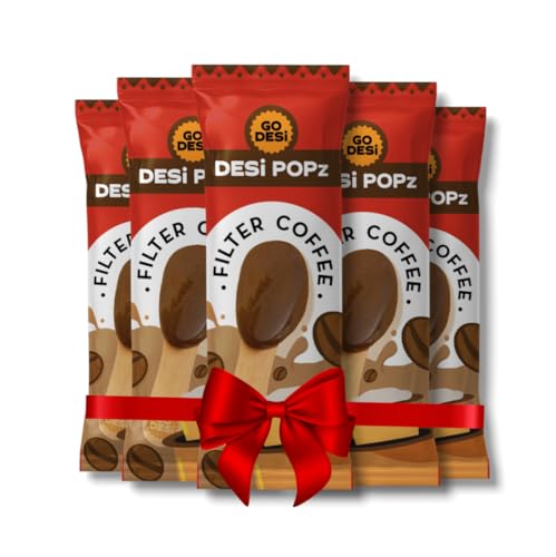 GO DESi Coffee Candy, 40 Stück, Desi Popz, Filter Coffee Pop Lutscher von GO DESi