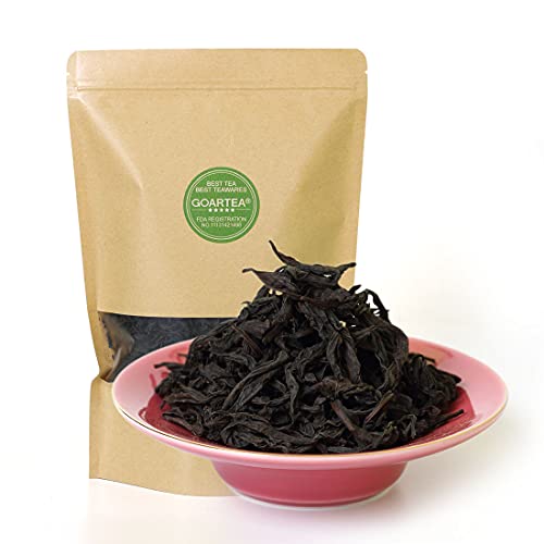 GOARTEA 500g / 17.6oz Nonpareil Supreme Fujian Wuyi Da Hong Pao Tee Dahongpao Big Red Robe Rock Loose Leaf Chinese Oolong Tea von GOARTEA