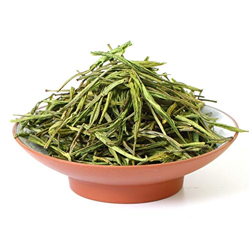 GOARTEA 500g (17.6 Oz) Supreme Organic Anji An ji Bai Pian White Slice Loose Spring Leaf Chinese GREEN TEA Tee von GOARTEA