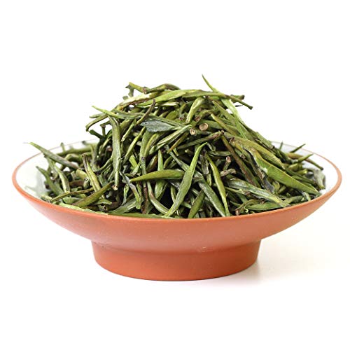 GOARTEA 500g (17.6 Oz) Supreme Organic Handmade Zhu Ye Qing ZhuYeQing Spring Loose Bamboo Leaf Spring Chinese GREEN TEA Tee von GOARTEA