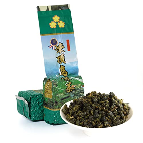 GOARTEA Taiwan Oolong Tea Loose Leaf Dong Ding Oolong Tee 2 Stück 250 g / insgesamt 500 g Premium Grade Taiwan Tee Tung Ting Oolong Tee Grüner Oolong Tee Dongding Oolong Tee Hochgebirgstee von GOARTEA