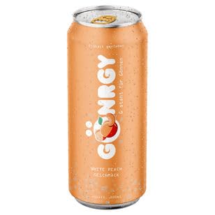 Gönrgy White Peach Energy-Drink, 24er Pack (24 x 0.5 l) EINWEG von GÖNRGY