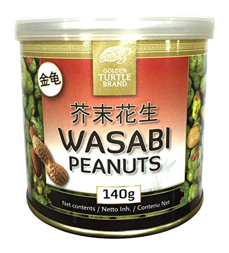 ERDNÜSSE MIT WASABI - Golden Turtle Brand - 140G. von GOLDEN TURTLE