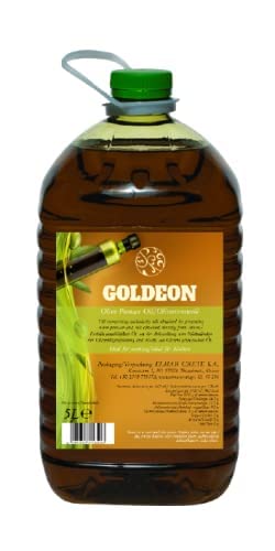 GOLDEON 5 Liter Pomace OLIVENÖL aus KRETA zum Kochen/Braten/Frittieren von GOLDEON