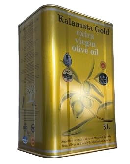 KALAMATA Extra Virgin GOLD - Ultra 0,2% Säure - Natives Olivenöl EXTRA 3 Liter P.D.O. - Neue Ernte von GOLDEON