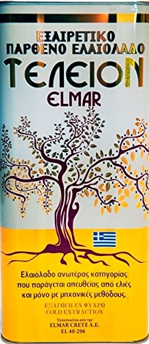 TELEION ELMAR CRETE Natives Olivenöl EXTRA aus KRETA - 5 Liter TIN von GOLDEON