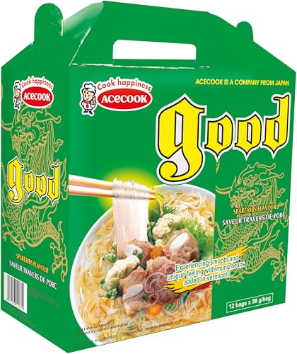 GOOD Instantvermicelli, Spareribs, 12er Pack - 1 x 672 g von GOOD