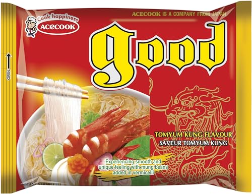 GOOD Instantvermicelli, Tomyum Kung, 12er Pack - 12 x 62g von GOOD