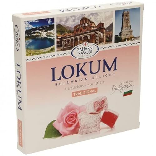 170 G Türkische Delicia (LOKUM) Traditionelle bulgarische Blumen ZZGO - Box mit 14 Stück von GOOD4YOU