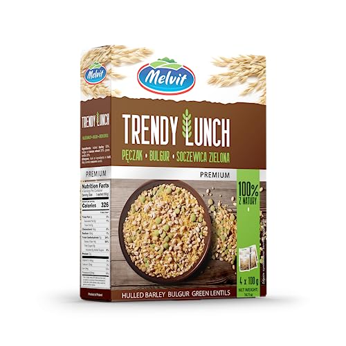 400 g Trendy Lunch, Bulgur, grüne Gläser, Melvit, 6 Stück von GOOD4YOU