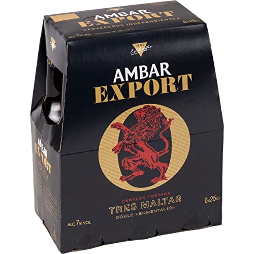 Ambar Export Toastbier Dreimalz, doppelte Gärung, 6 Flaschen, 25 cl von GOOD4YOU