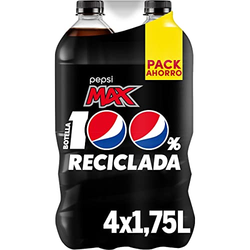 PEPSI Max Zero Zuckerfrischer, Cola, 4 Flaschen, 1,75 l von GOOD4YOU