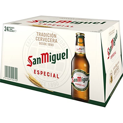 San Miguel Premium Blond Special Pack 24 Flaschen 25cl von GOOD4YOU