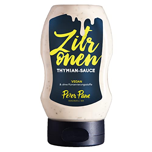 Peter Pane Grillsauce ZITRONE THYMIAN - 300ml - vegan - ohne Konservierungsstoffe von GORANDO