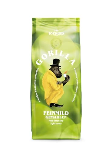 GORILLA Feinmild 500g gemahlener Kaffee, Röstgrad: hell von GORILLA