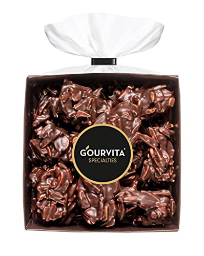 MANDELSPLITTER mit Zartbitterschokolade von Gourvita, 125g von GOURVITA