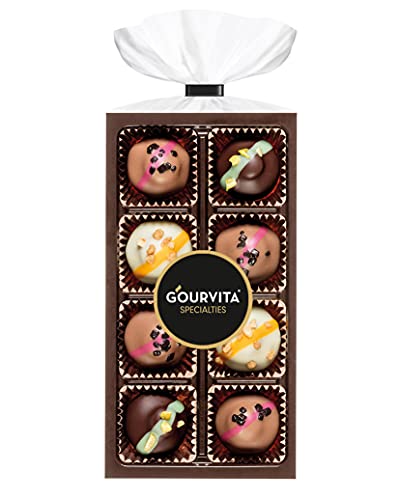 PRALINEN-DIAMANTEN mit Nougat und Haselnuss von Gourvita, 80g von GOURVITA