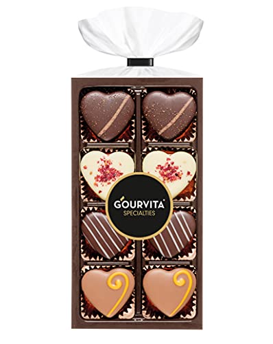 Pralinenmischung TRÜFFEL-HERZEN von Gourvita, 100g von GOURVITA