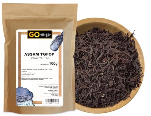 0,1kg ASSAM TGFOP schwarzer Tee 100g - GOmigo von GOmigo