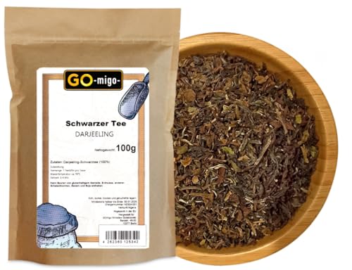 0,1kg DARJEELING schwarzer Tee 100g - GOmigo von GOmigo