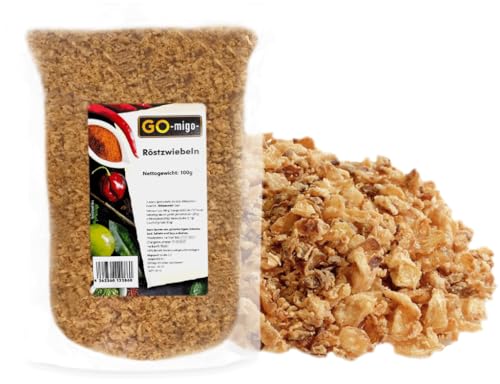 0,1kg Röstzwiebeln 100g Zwiebeln geröstet EXTRA Crunchy von GOmigo