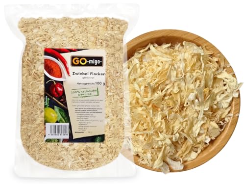 0,1kg Zwiebel - Flocken getrocknet 100g GOmigo von GOmigo