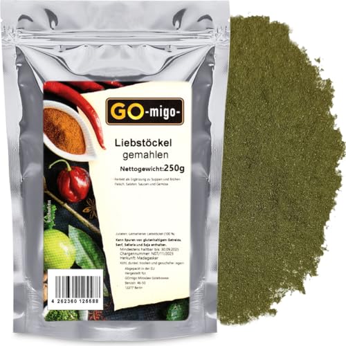 0,25kg Liebstöckel gemahlen 250g von GOmigo