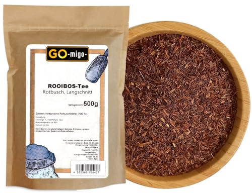 0,5kg ROOIBOS-Tee, Rotbusch, Langschnitt 500g - GOmigo von GOmigo