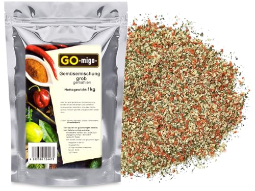 1kg Gemüsemischung grob gemahlen 1000g von GOmigo