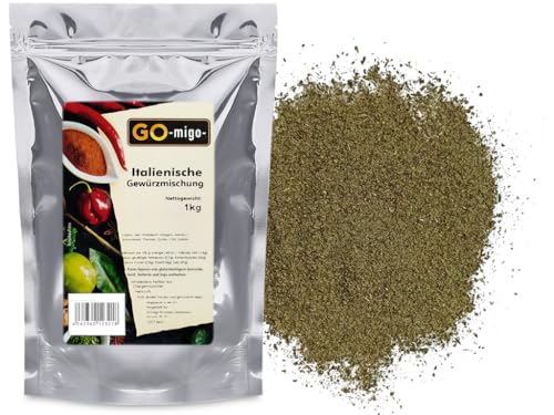 1kg Italienische Gewürzmischung 1000g Premium Qualität- GOmigo von GOmigo