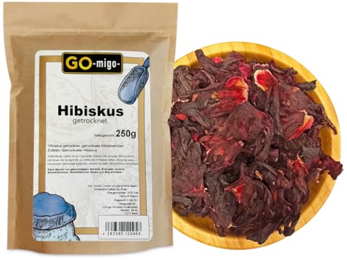 250g Hibiskustee | Hibiskusblütentee | Hibiskusblüten Tee | Hibiskus 0,25kg von GOmigo