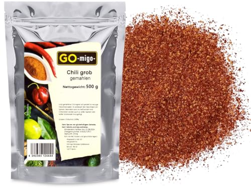 Chili grob gemahlen 500g von GOmigo