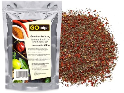 Gewürzmischung Tomate, Basilikum und Knoblauch 500g von GOmigo