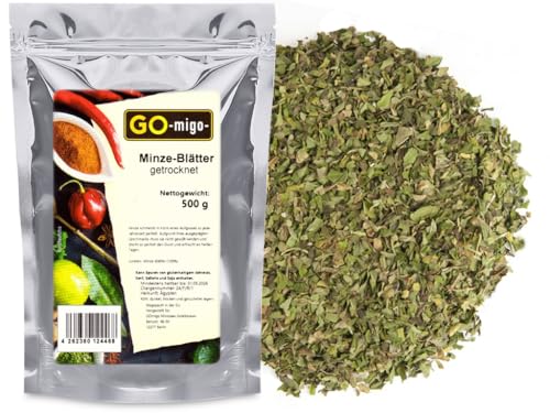 Minze-Blätter getrocknet 500g von GOmigo