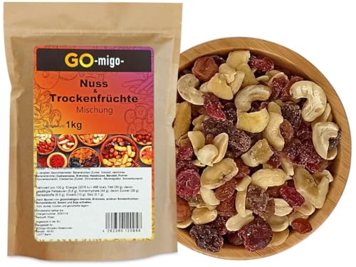 Nuss- Trockenfrüchte- Mischung 1 kg - GOmigo von GOmigo