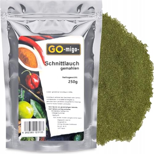 Schnittlauch gemahlen Premium 250 g- GOmigo von GOmigo