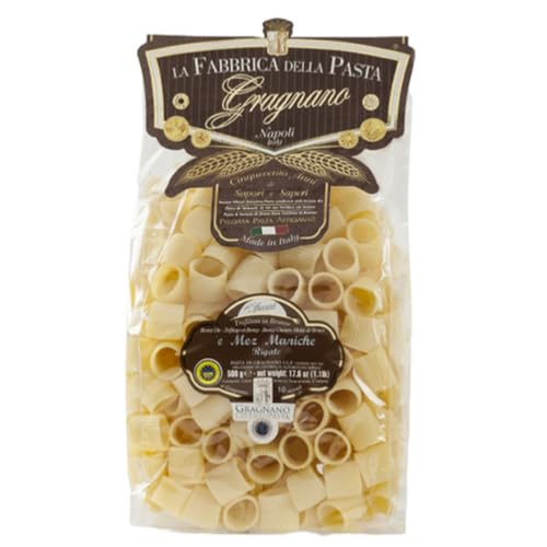 Nudeln von Gragnano, Halbe rmel Rigate 500 gr von GRAGNANO