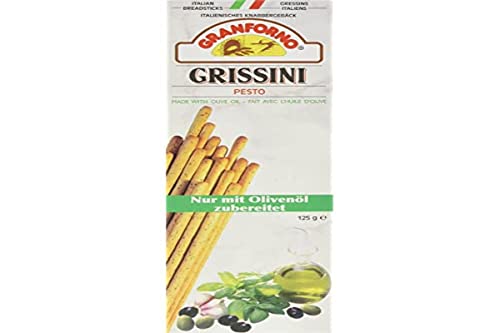 Granforno Grissini Pesto 125 g, 10er Pack (1 x 0.125 kg) von GRANFORNO