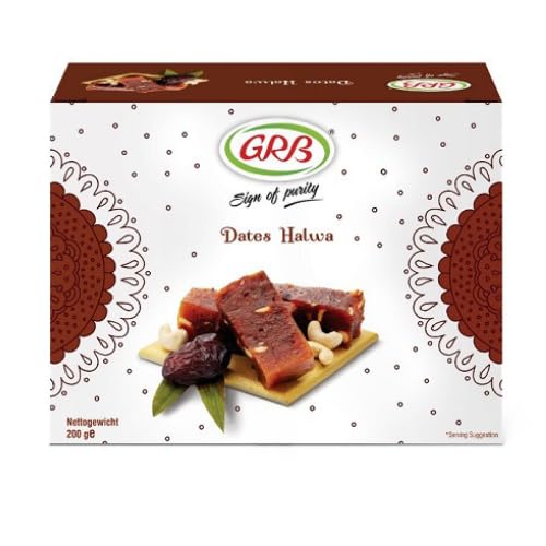 Köstliche GRB Halwa - 200g : Traditionelle indische Süßigkeiten (Dates Halwa) von GRB