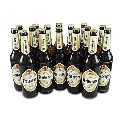 Freiberger Pils (16 Flaschen à 0,5 l / 4,9% vol.) von GREAT BRITISH TRADING LIMITED