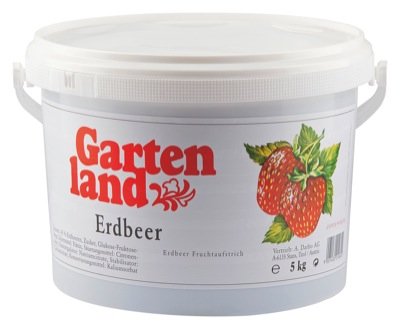 Gartenland Konfitüre Erdbeer F45% 5kg von GREAT BRITISH TRADING LIMITED