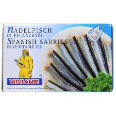 Nadelfisch in Pflanzenöl/Agujas en aceite vegetal - 88 g von GREAT BRITISH TRADING LIMITED